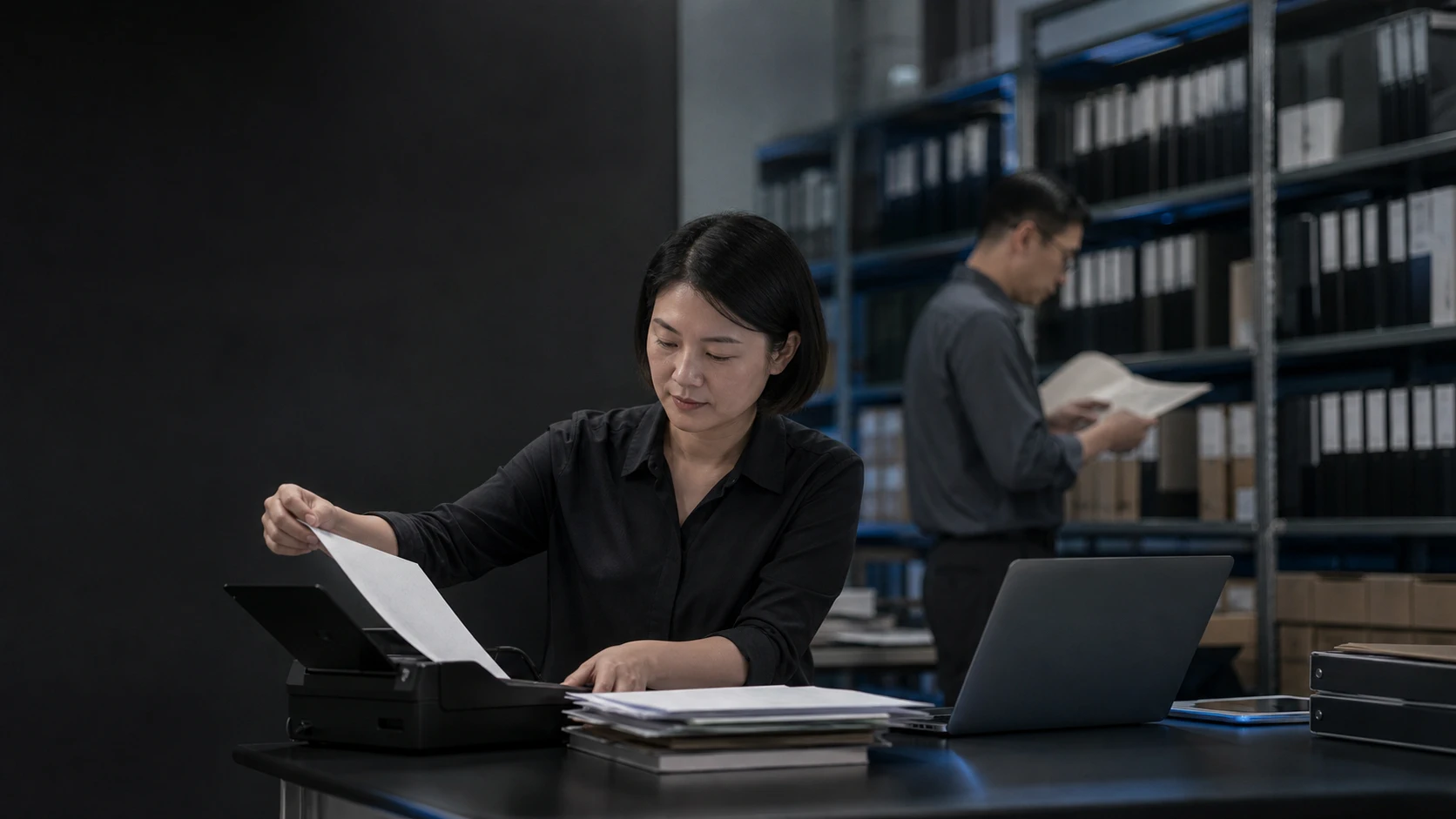 企业知识库：知识管理人员归档可追溯材料，建立 AI 可检索与调用的企业知识底座