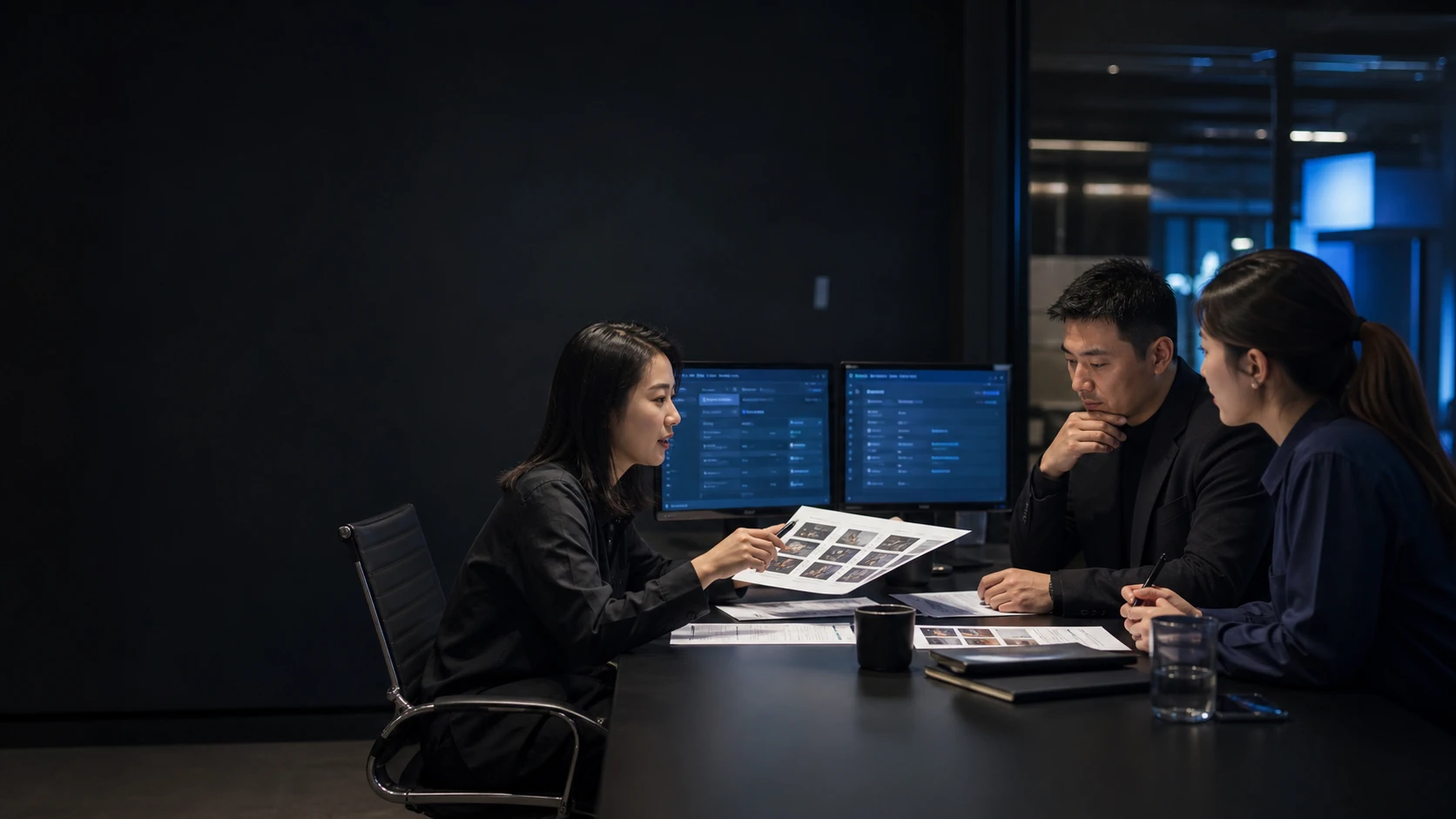 持续复查跟进：运营人员向企业团队复盘 AI 可见度变化并制定修正动作